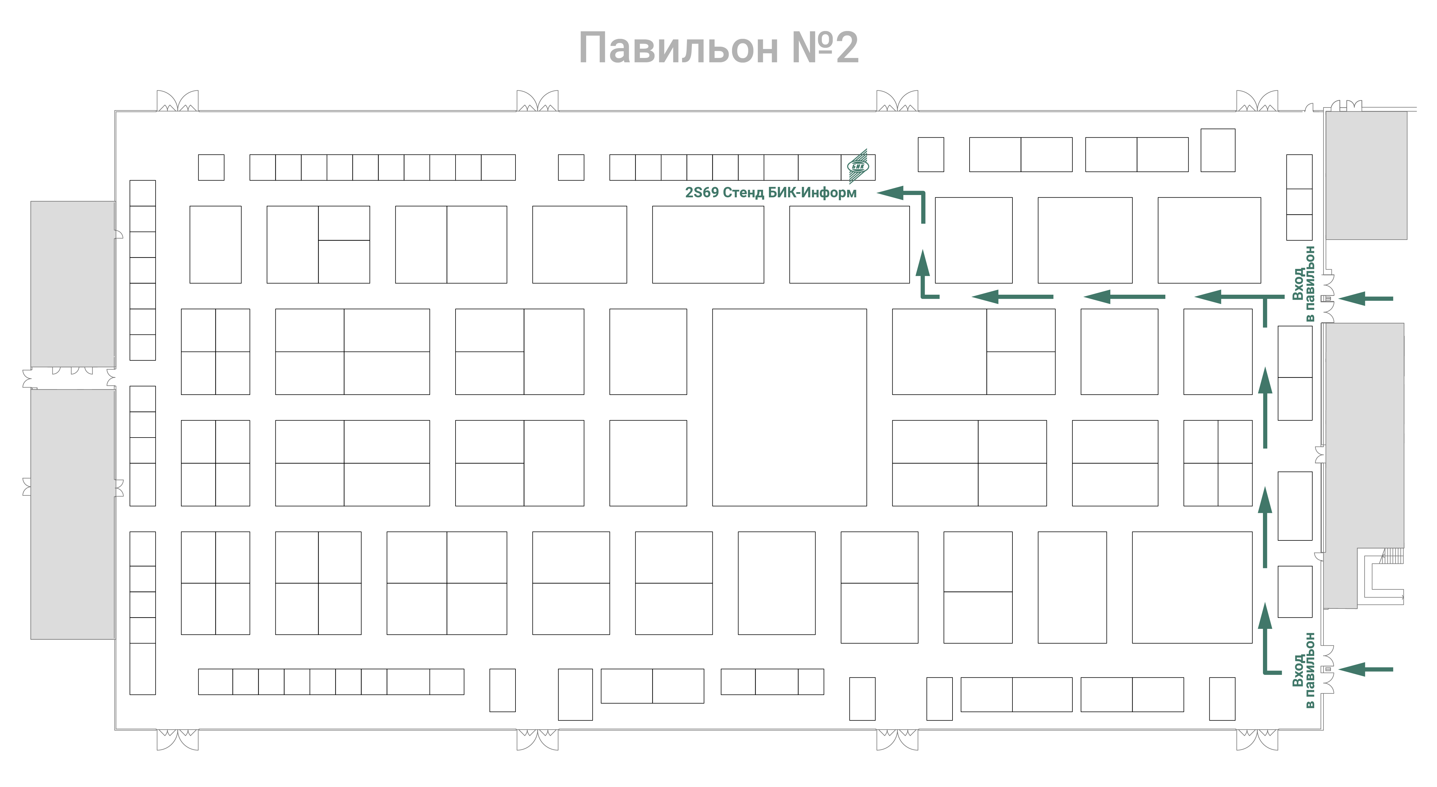 План выставки «ИННОПРОМ»